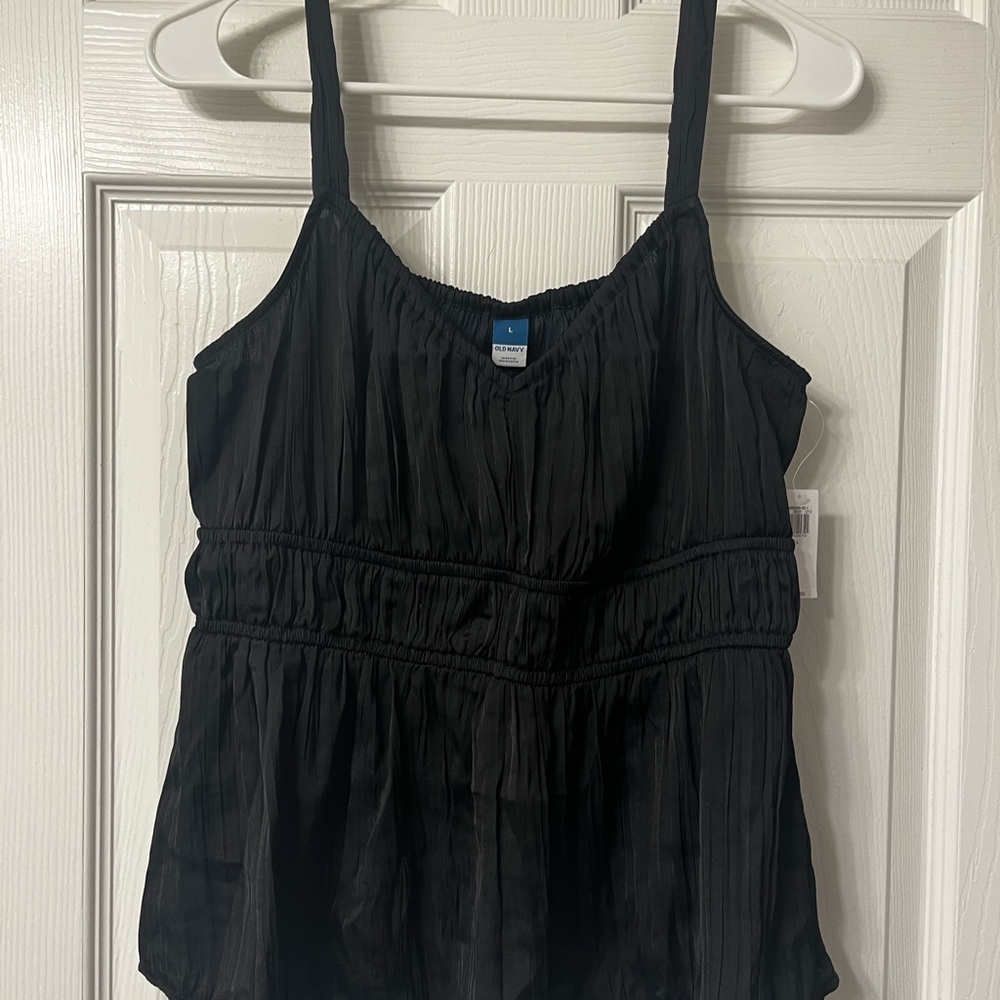 Old Navy waist defined satin top